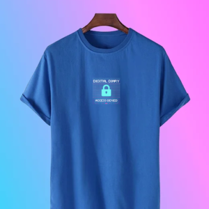 Round T-shirt (Vibrant Blue)